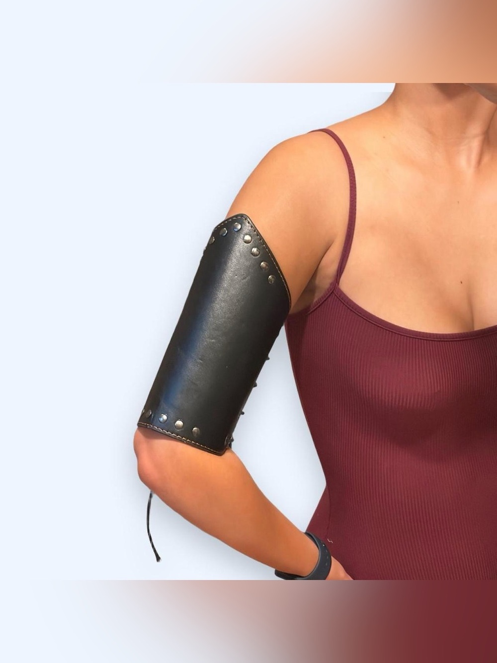 Goth Emo Black Arm Cuff!
